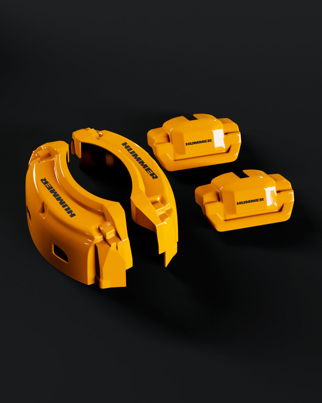Hummer H2 Yellow