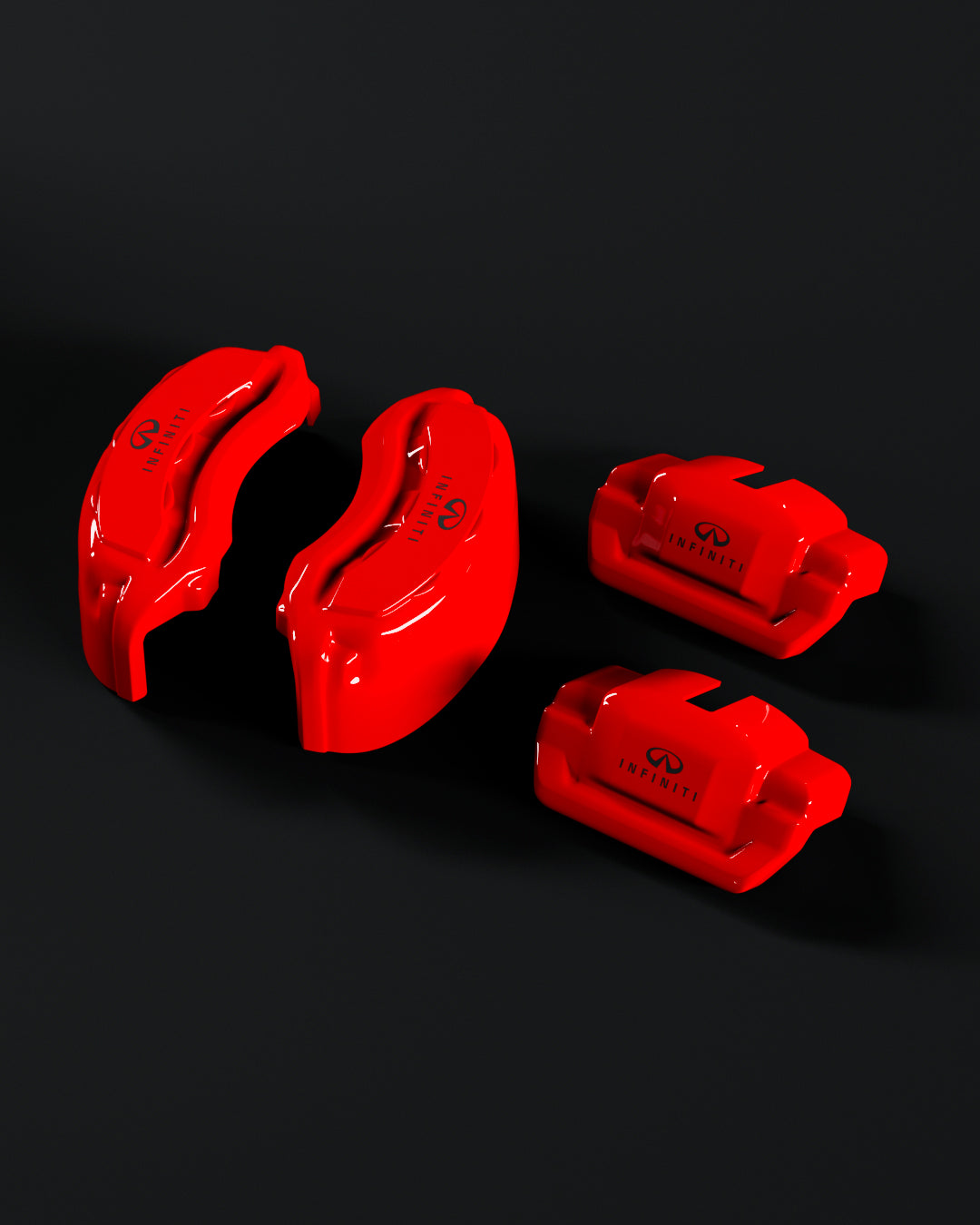 Infiniti QX80 Red - view 2