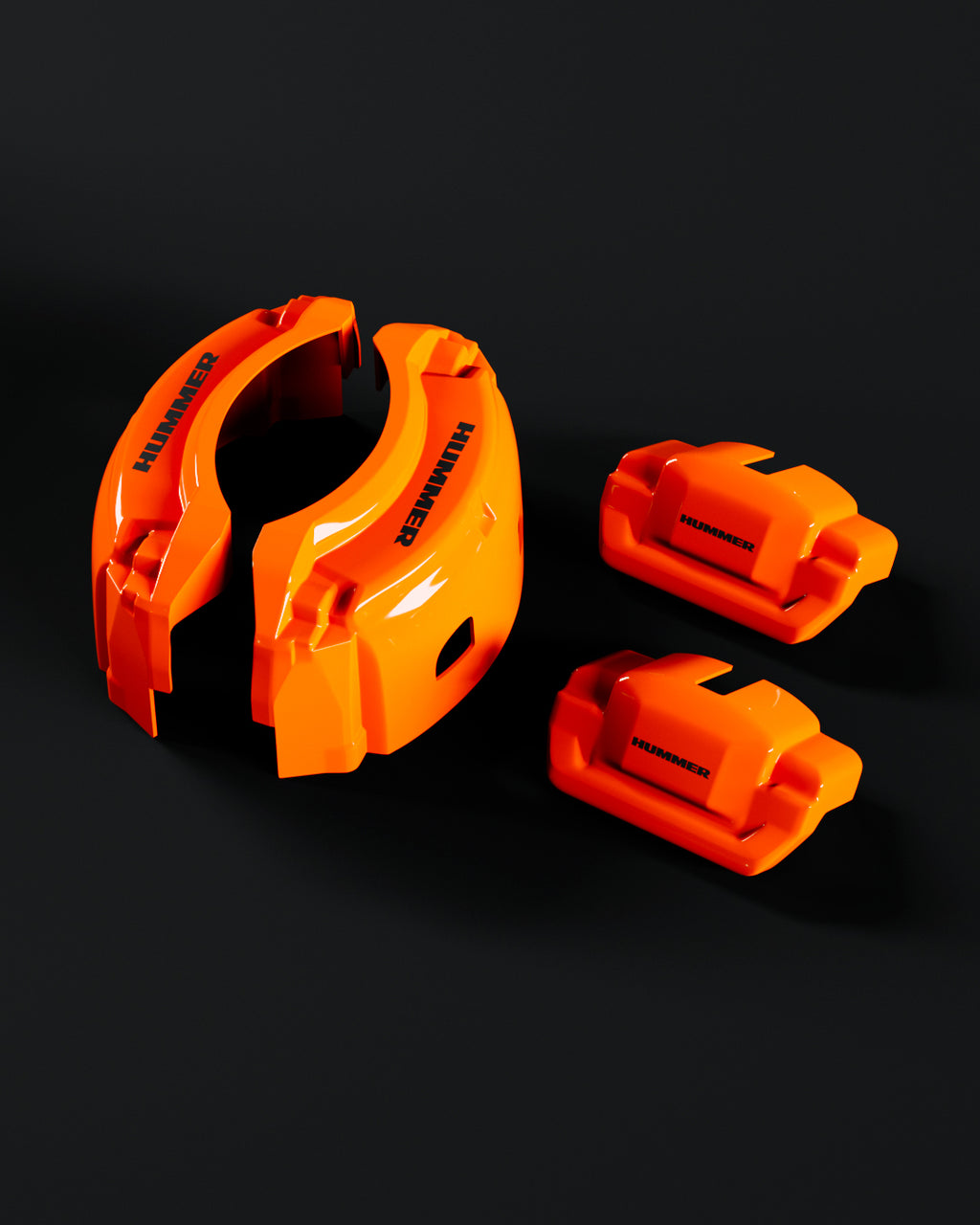 Hummer H2 Orange - view 2