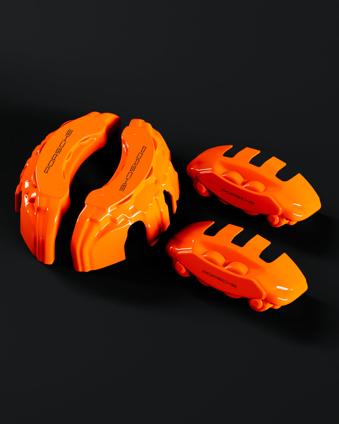 Porsche Taycan Orange - view 2