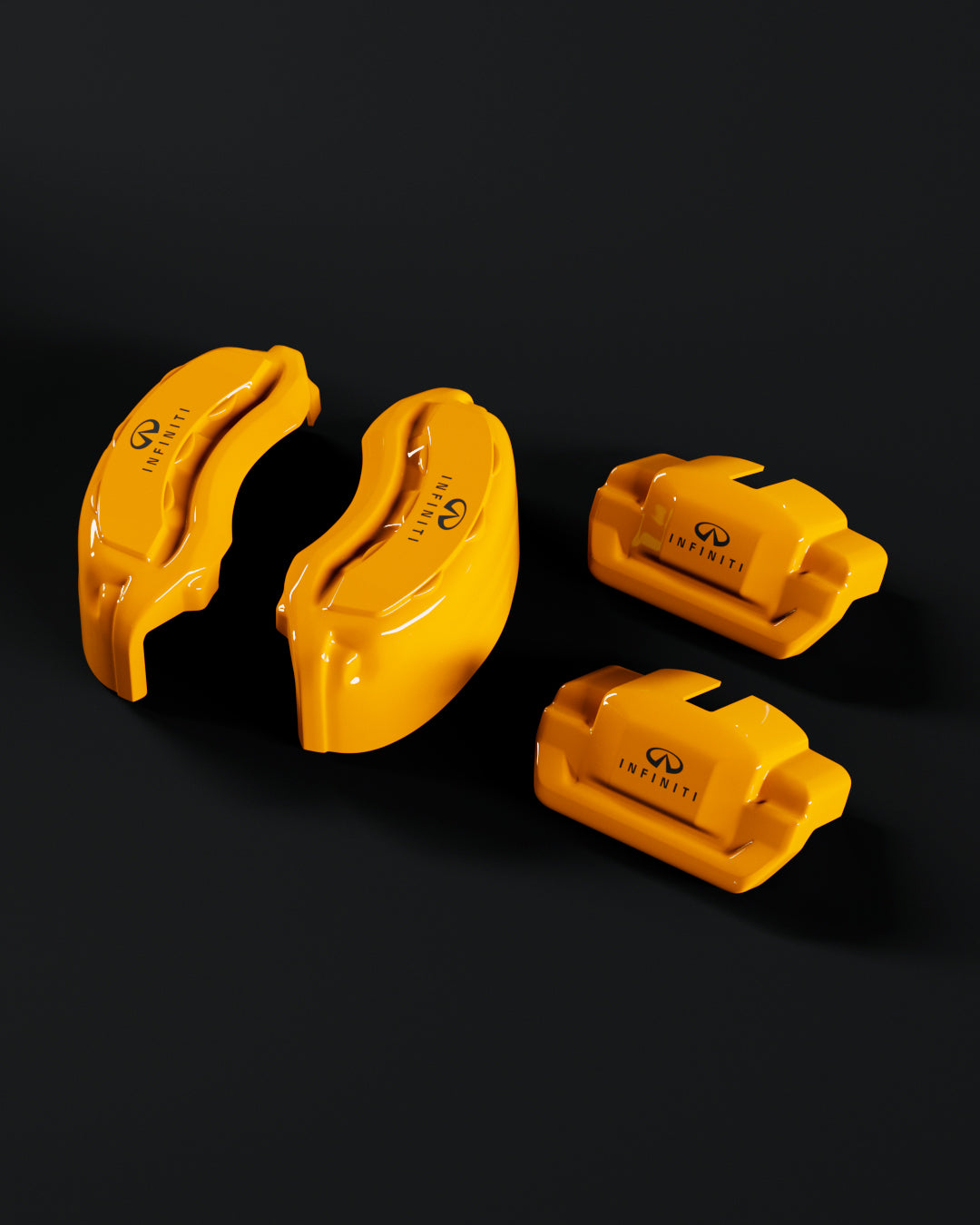 Infiniti QX80 Yellow - view 2