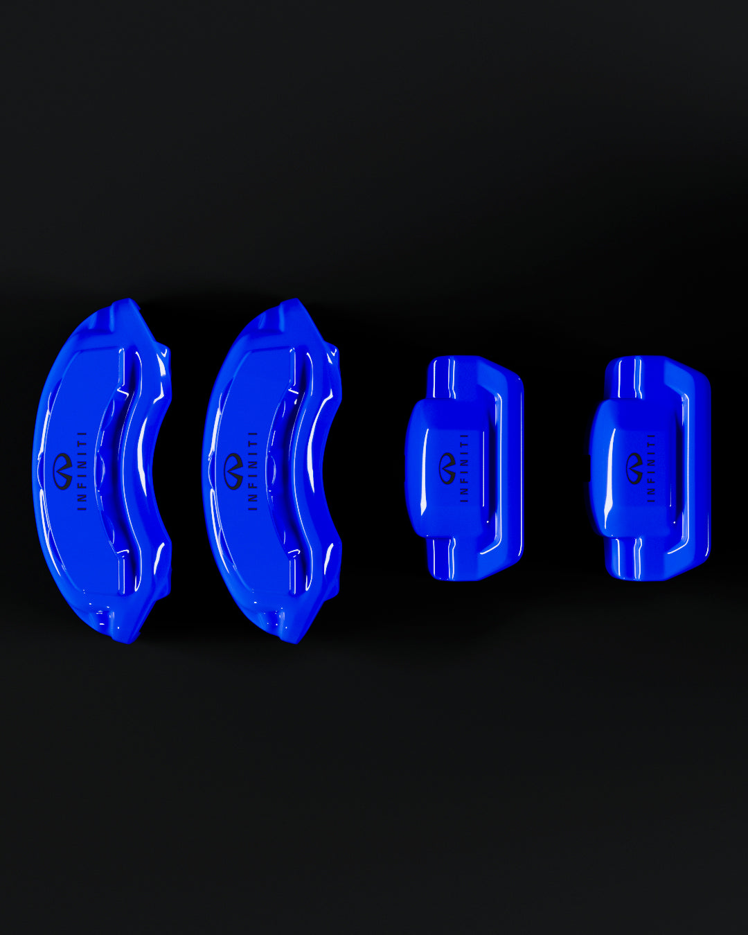 Infiniti QX80 Blue - view 3