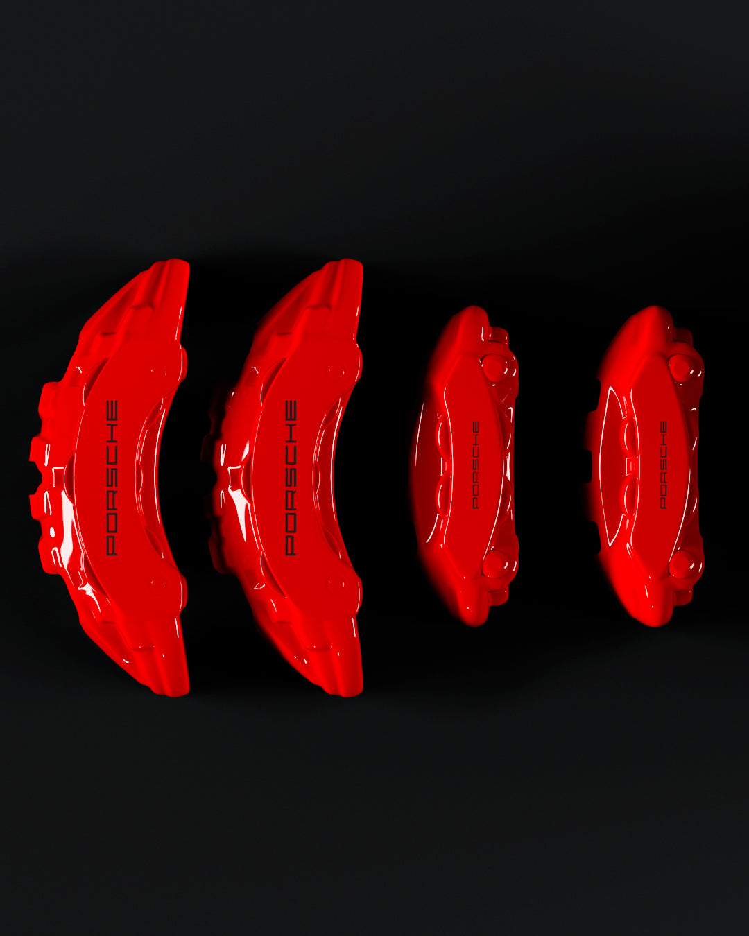 Porsche Taycan Red - view 3