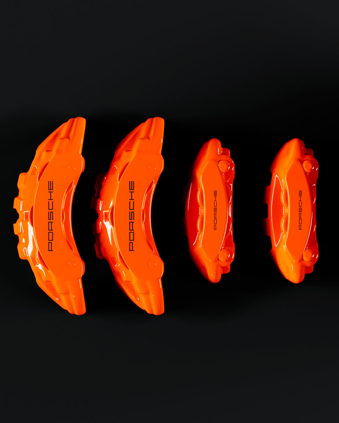 Porsche Taycan Orange - view 3