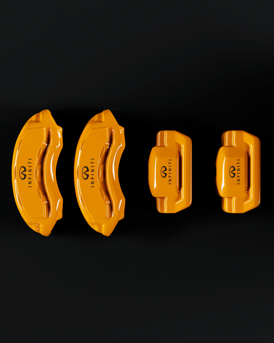 Infiniti QX80 Yellow - view 3