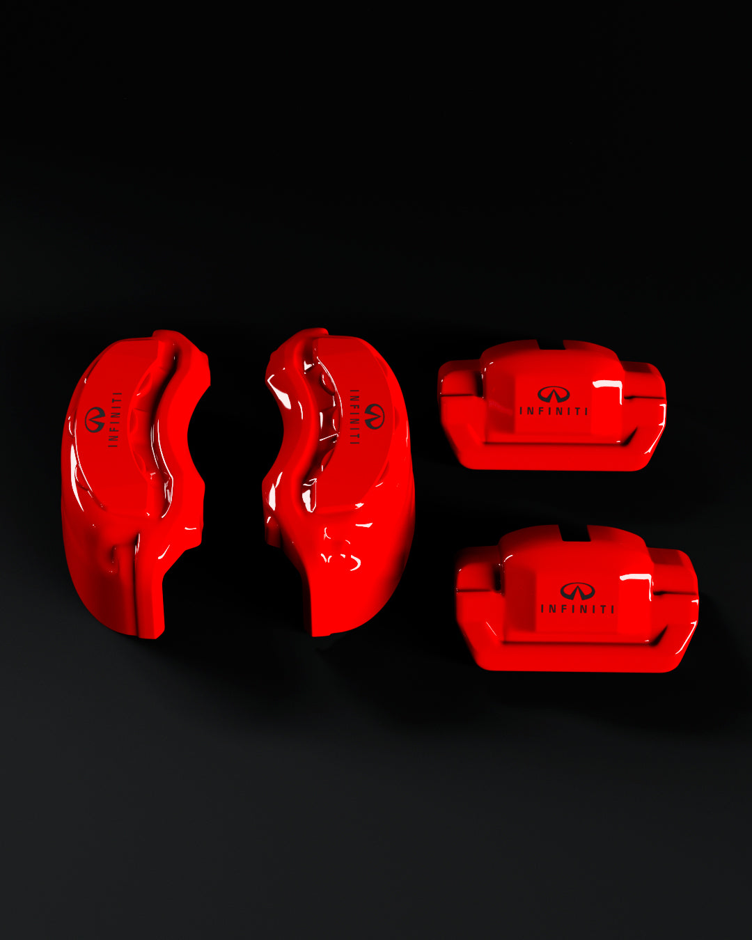 Infiniti QX80 Red - view 4