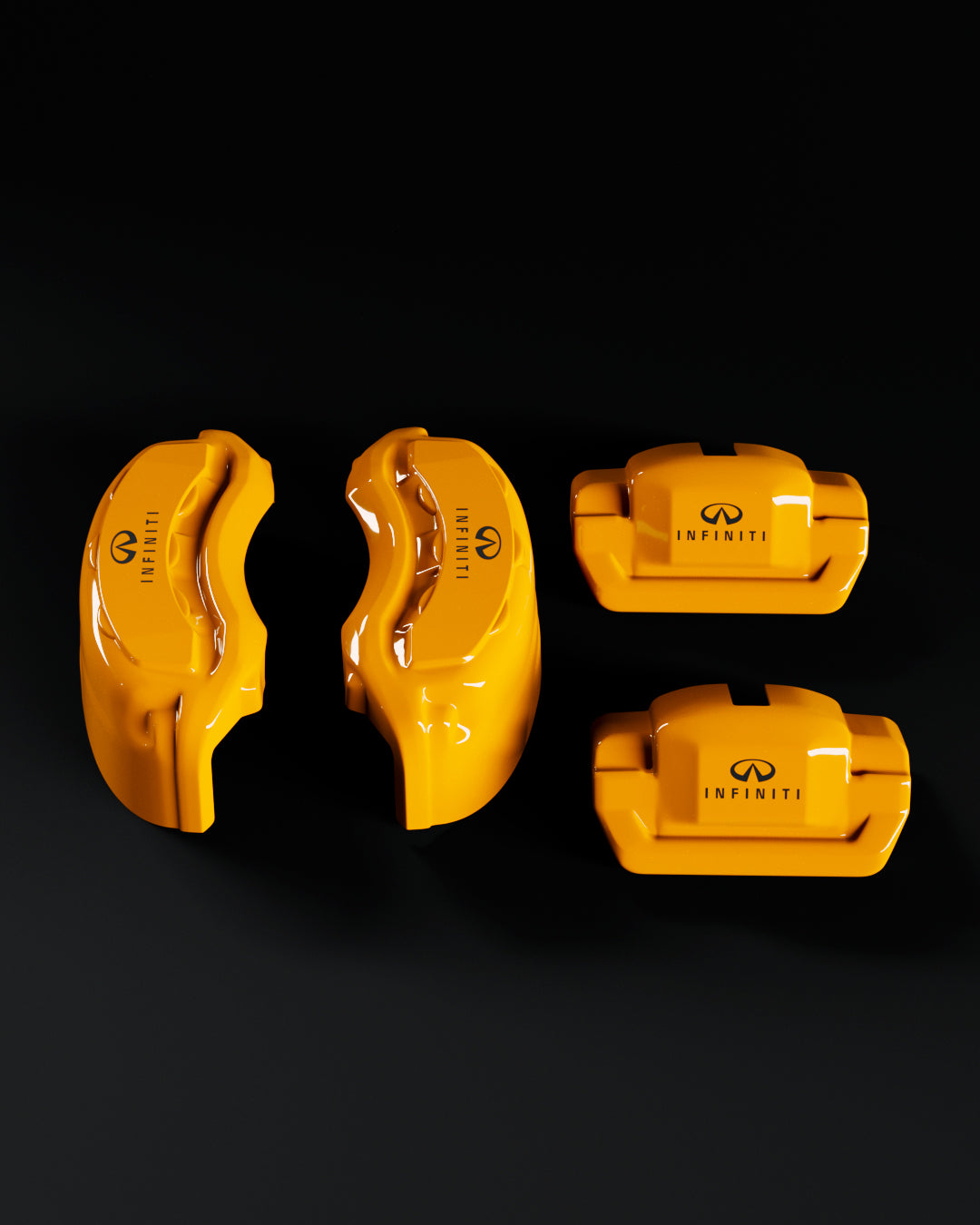 Infiniti QX80 Yellow - view 4