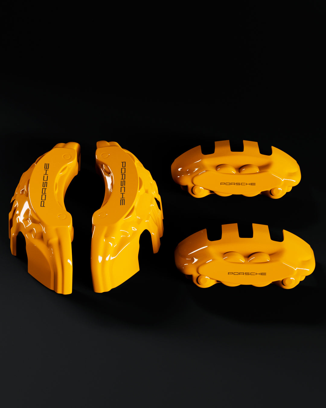 Porsche Taycan Yellow - view 4