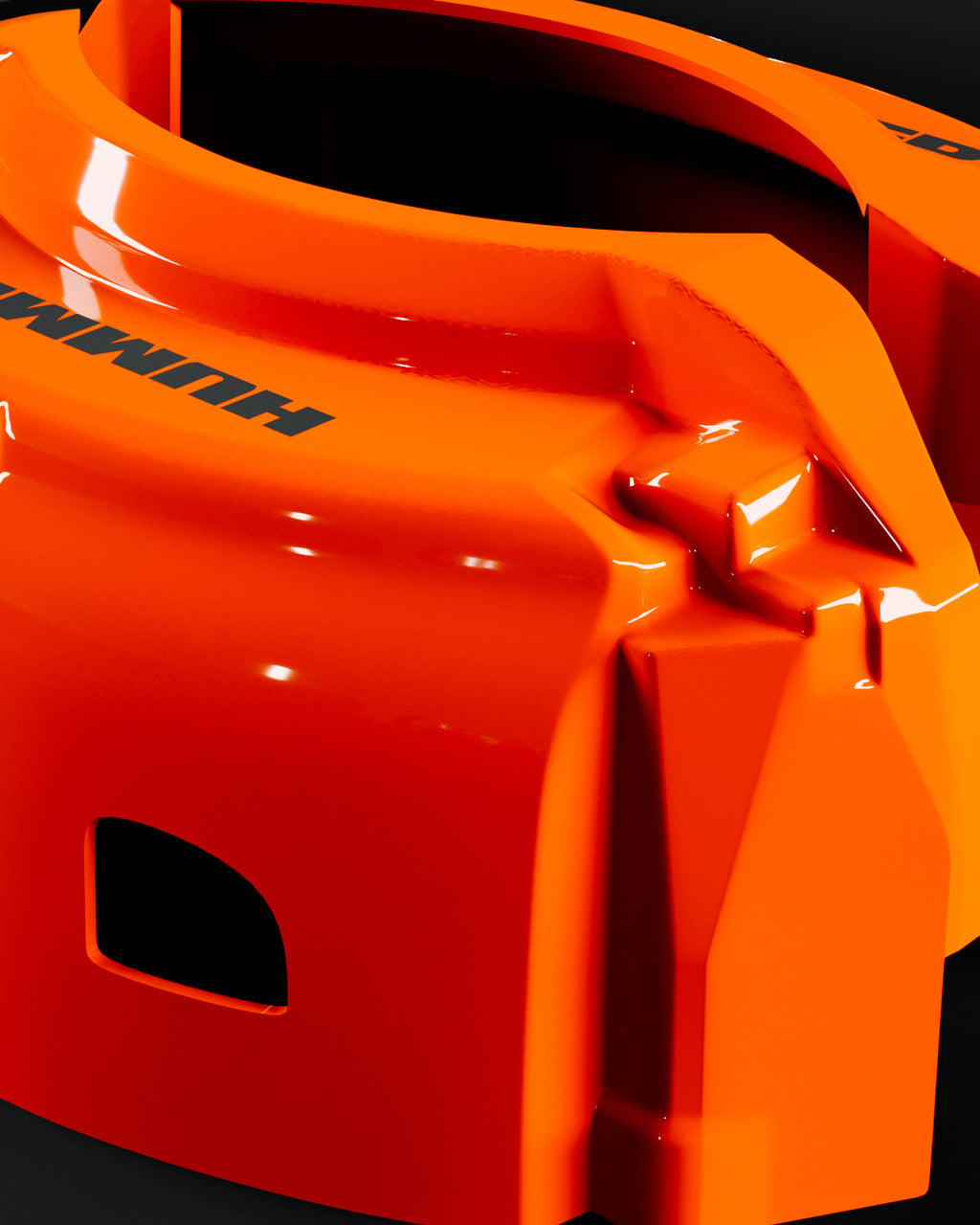 Hummer H2 Orange - view 5