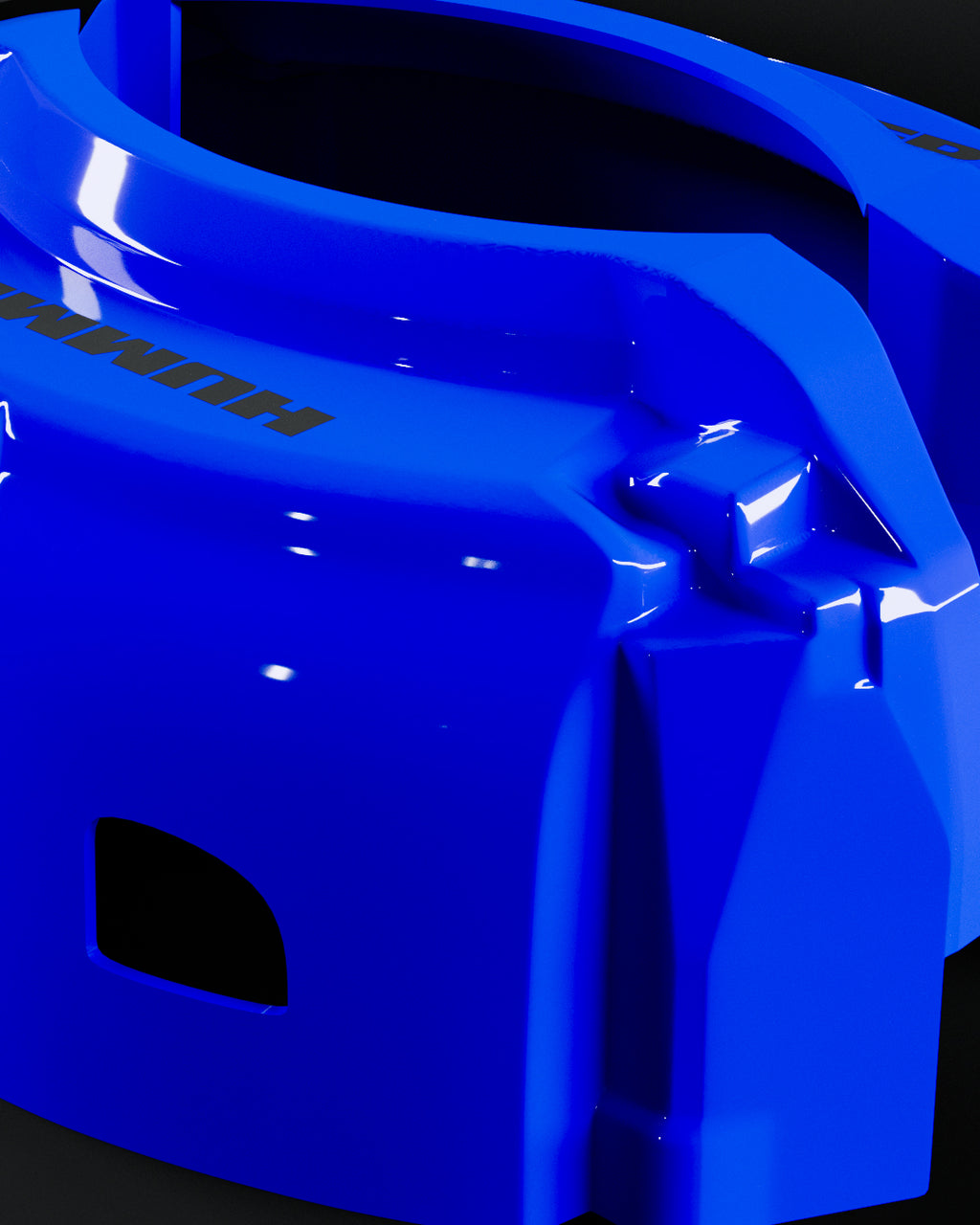 Hummer H2 Blue - view 5