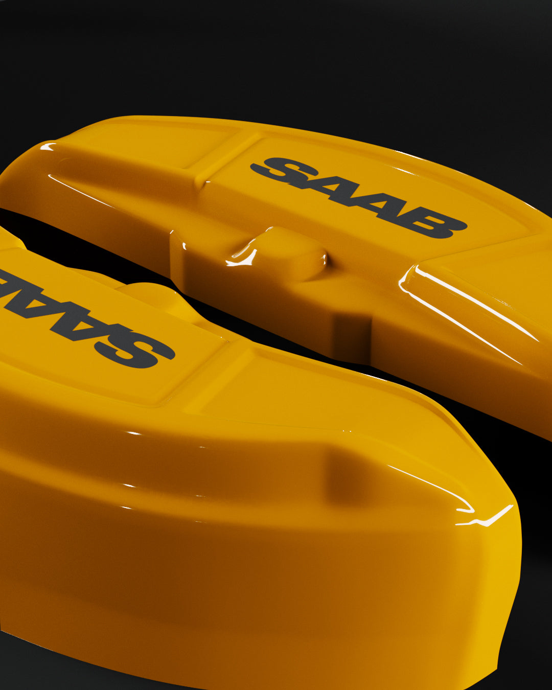 Saab 9-5 Yellow - view 4