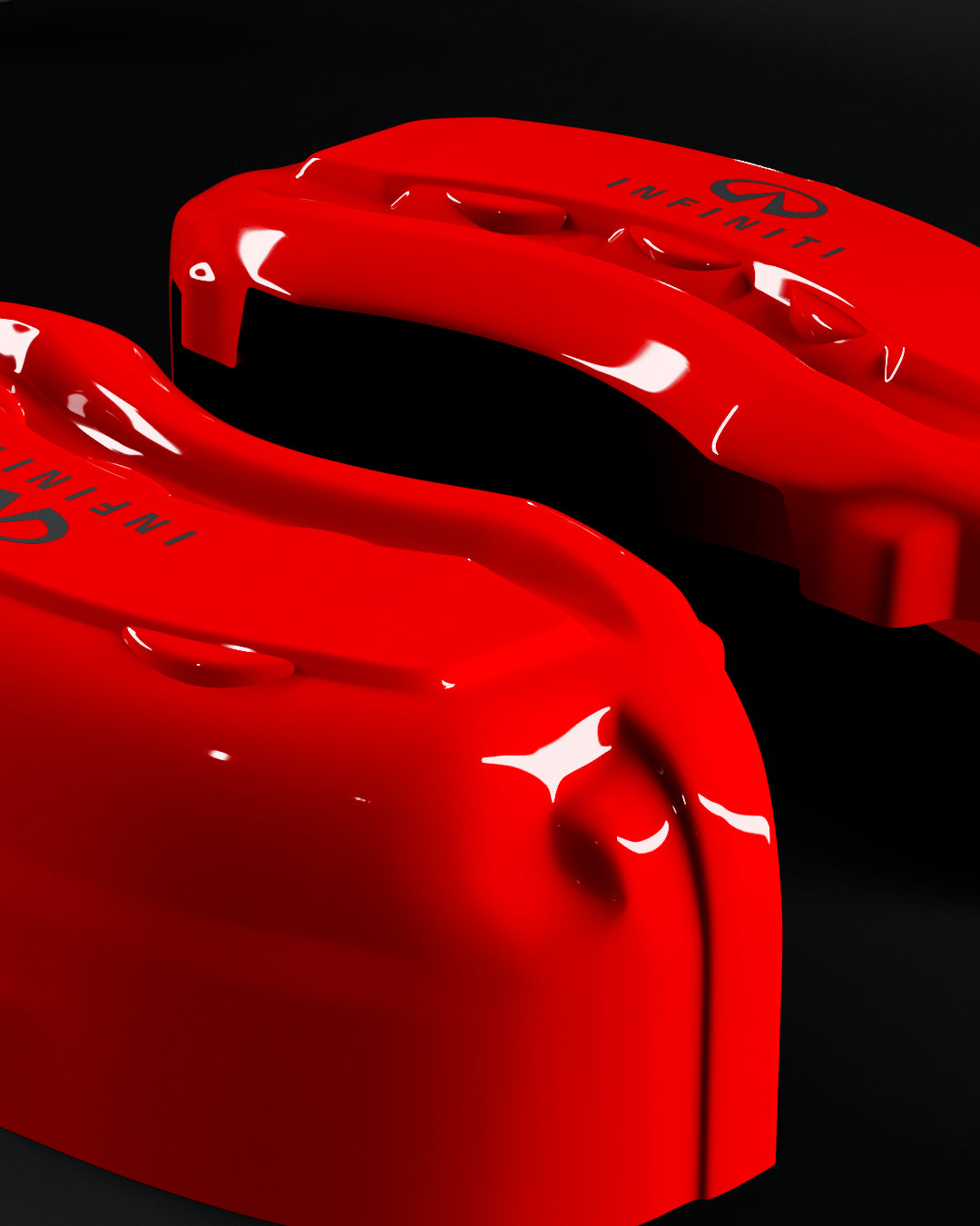 Infiniti QX80 Red - view 5