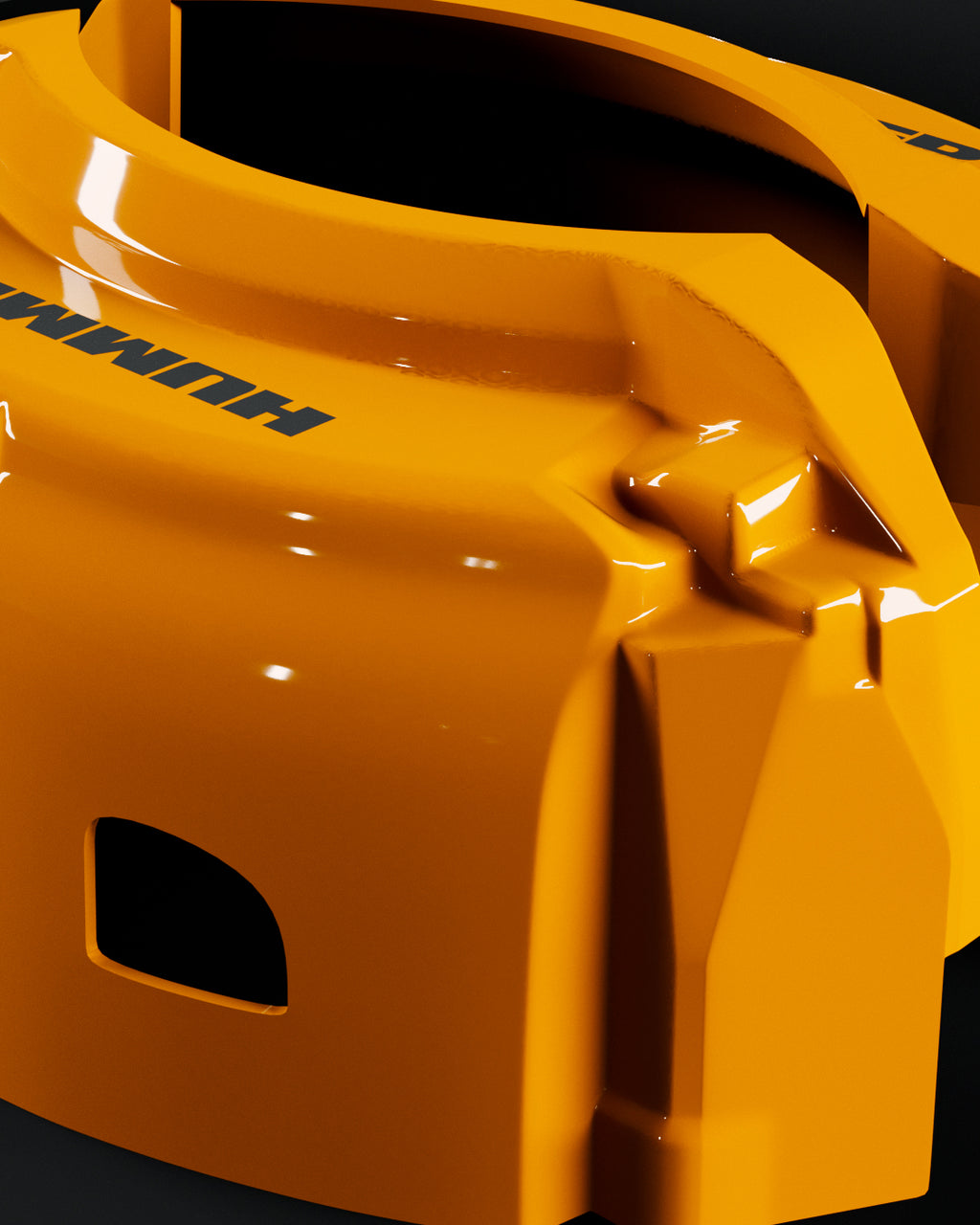 Hummer H2 Yellow - view 5