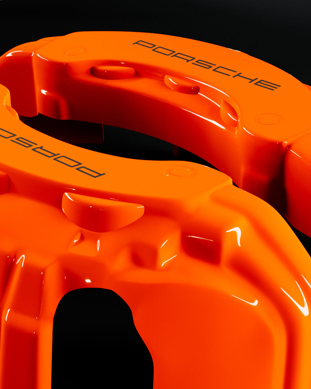 Porsche Taycan Orange - view 5