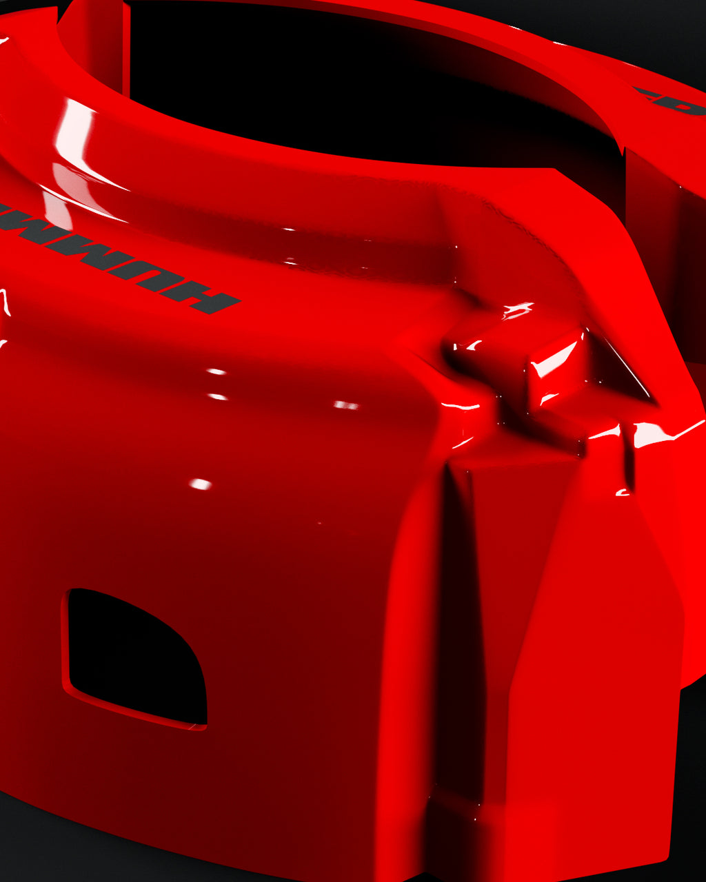 Hummer H2 Red - view 5