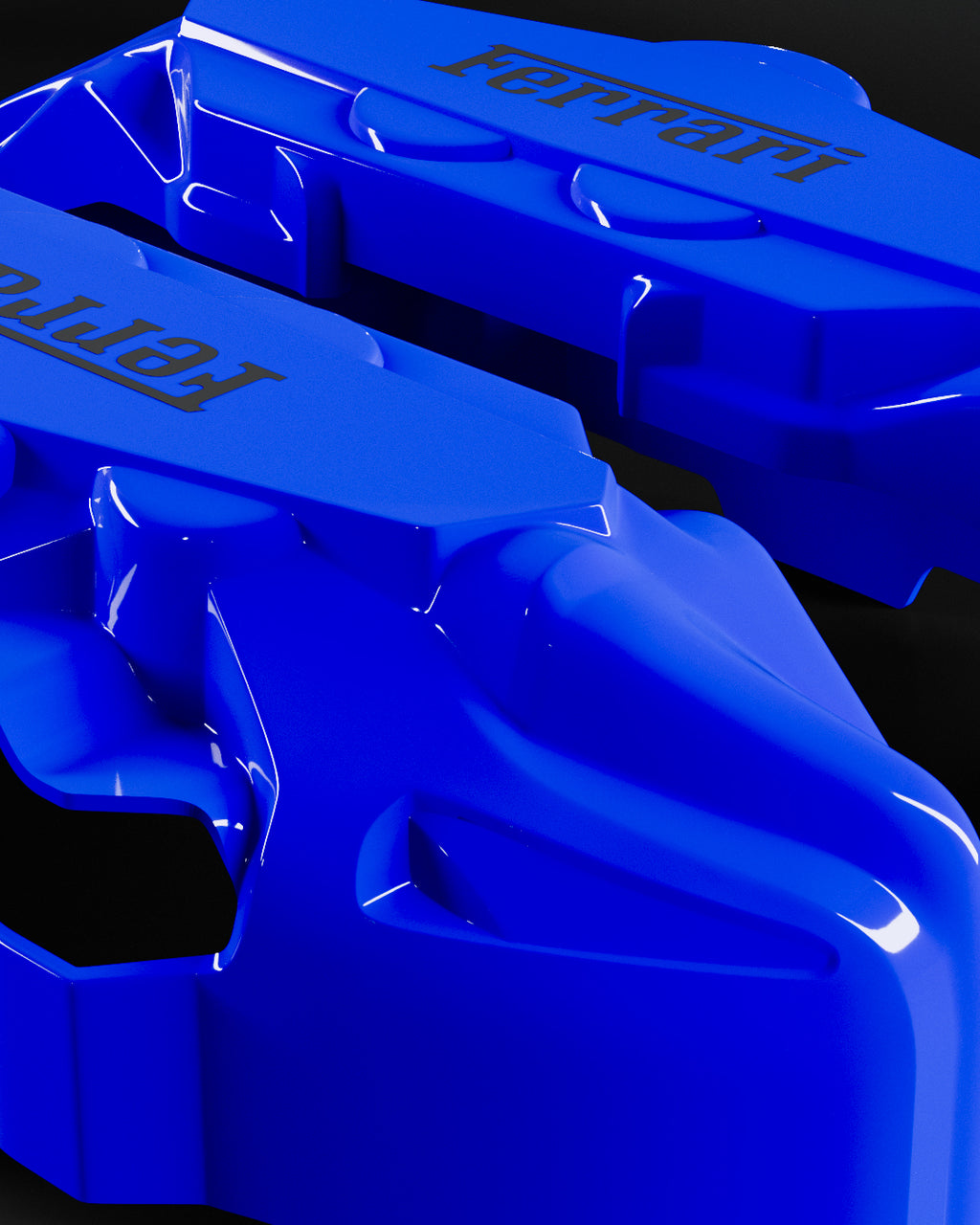 Ferrari 488 GTB Blue - view 4