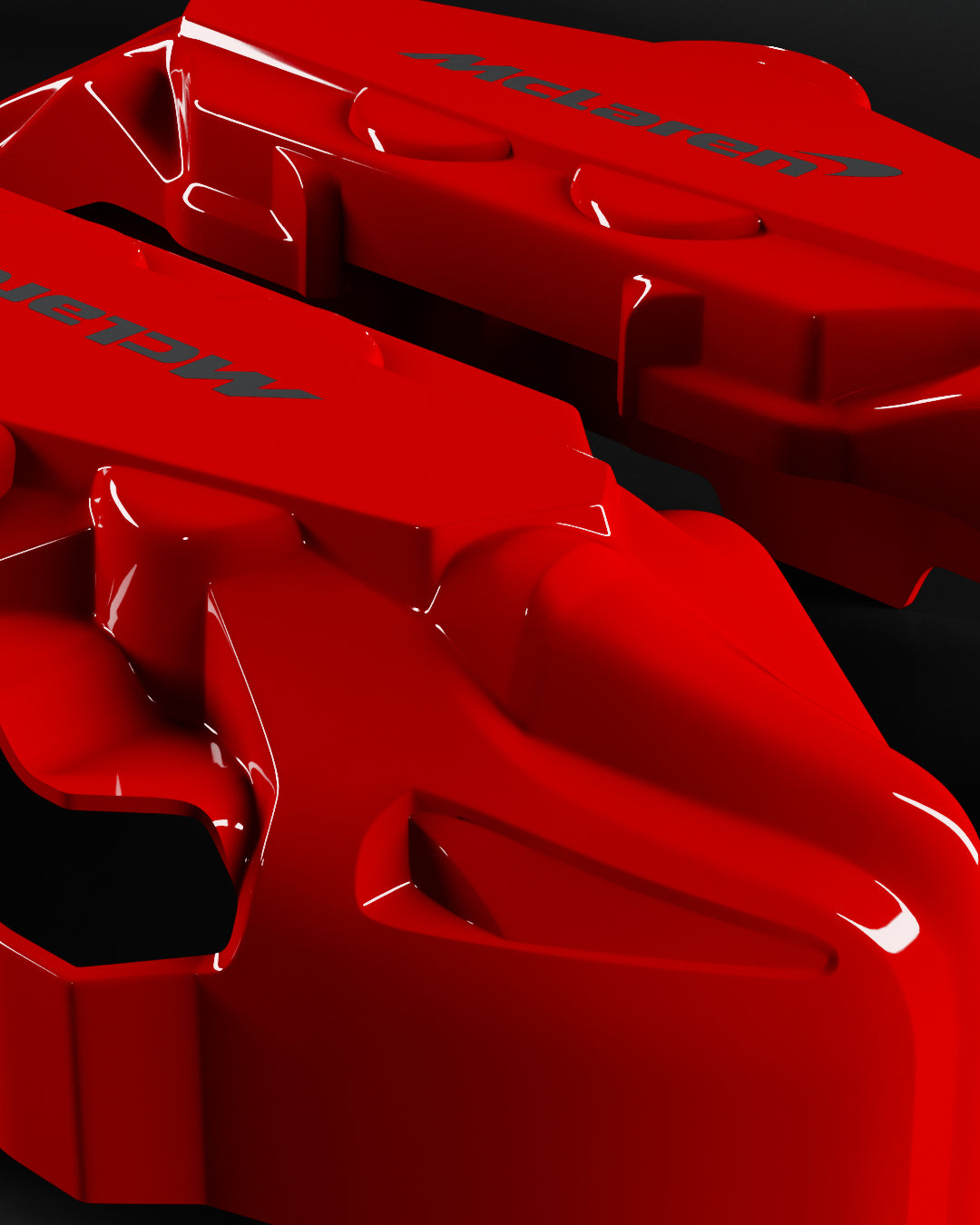 McLaren  W1 Red - view 4