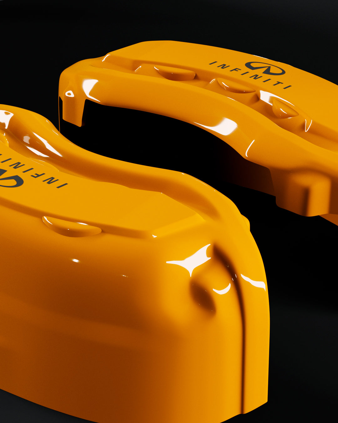 Infiniti QX80 Yellow - view 5