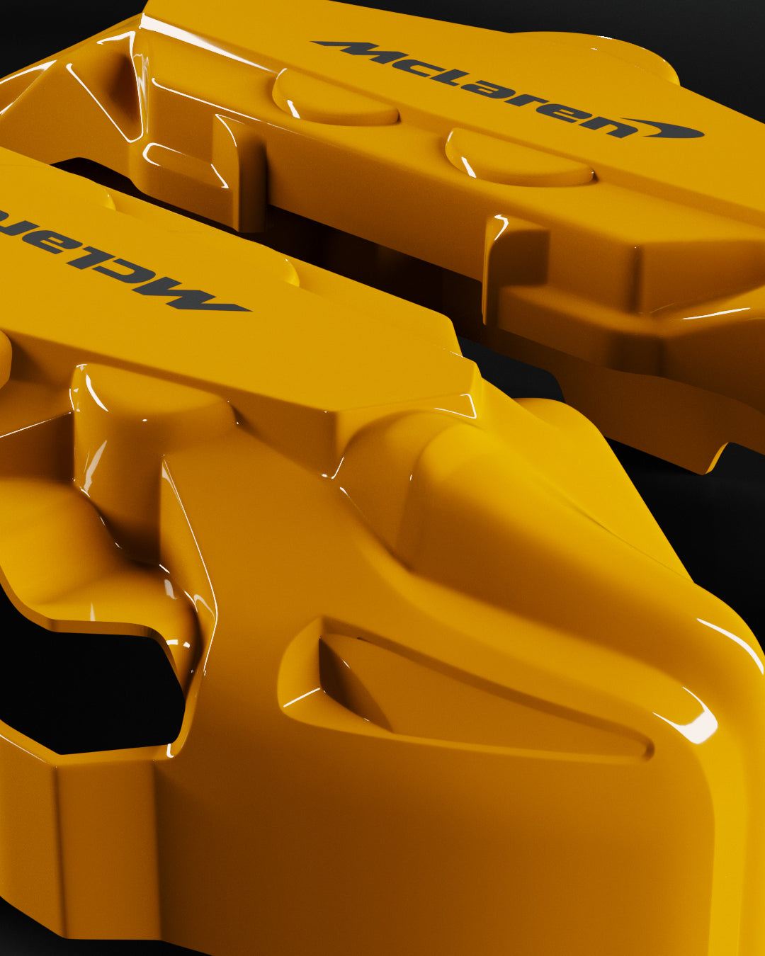 McLaren  W1 Yellow - view 4