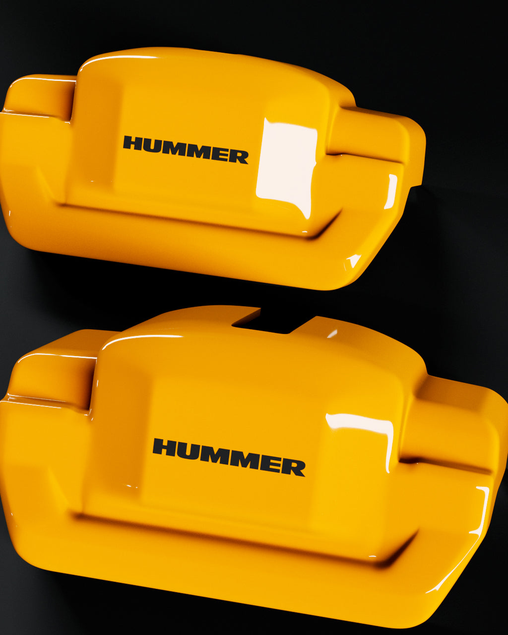 Hummer H2 Yellow - view 6