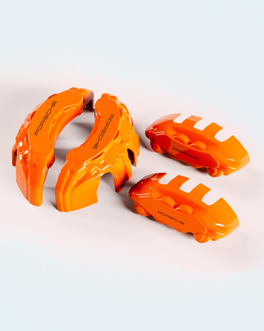 Porsche Taycan Orange - view 8